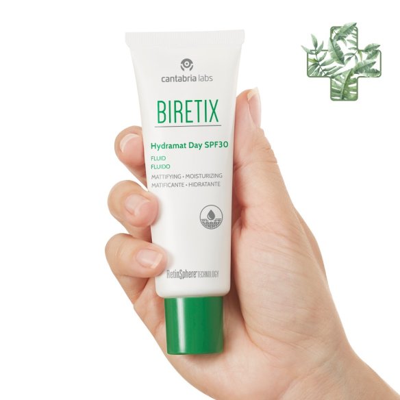 Biretix Hydramat Day SPF 30 fluido matificante hidratante 1 envase 50 ml