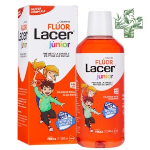 LACER COLUTORIO FLUOR DIARIO 0,05  FRESA 500 ML