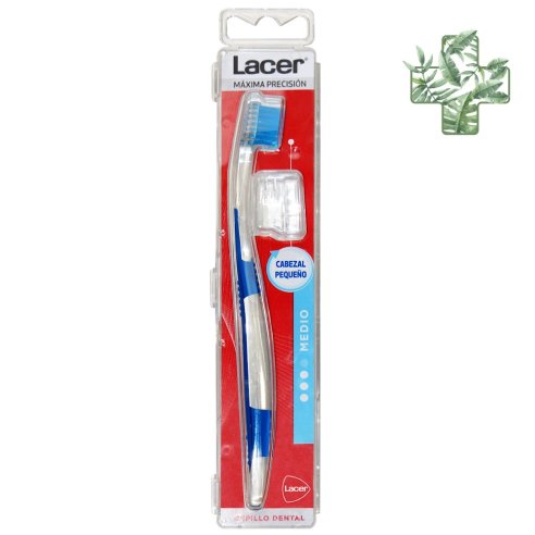 CEPILLO DENTAL ADULTO LACER CABEZAL PEQUEÑO MEDI