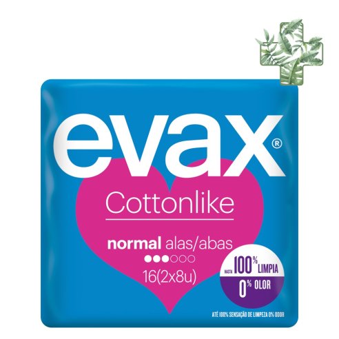 Evax Compresas Cottonlike Normal Alas 16