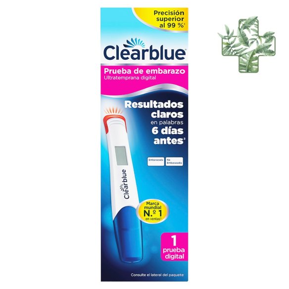 CLEARBLUE PRUEBA DE EMBARAZO ULTRATEMPRANA DIGITAL 1 PRUEBA