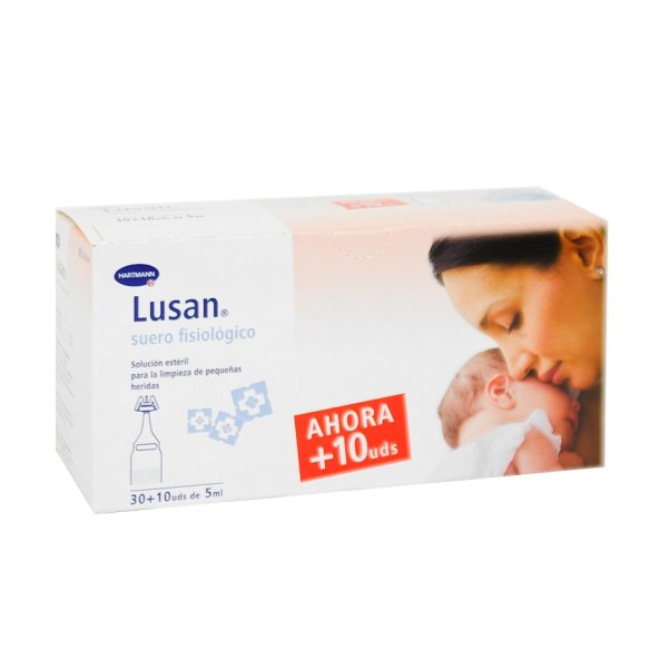 LUSAN SUERO FISIOLOGICO NASAL MONODOSIS 5 ML 40 U