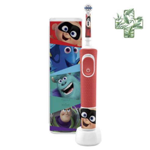 Cepillo Dental Electrico Recargable Infantil Oral-B Kids Pixar Con Estuche  De Viaje