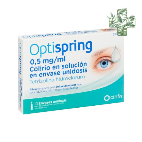 Optispring 0,5 Mg/Ml Colirio En Solucion 10 Monodosis 0,5 ml