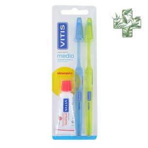 PACK VITIS Cepillo Dental Adulto Medio 2 ud