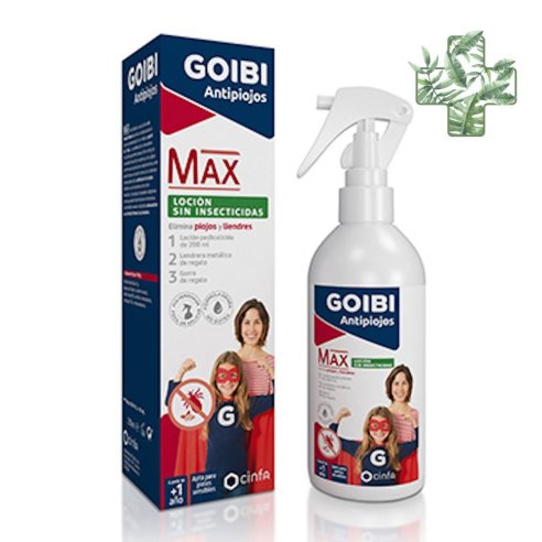 Goibi Antipiojos Max Locion Sin Insecticidas 1 Envase 200 ml