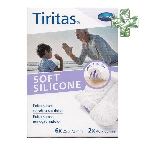 Tiritas Soft Silicone Aposito Adhesivo 6 U X (25