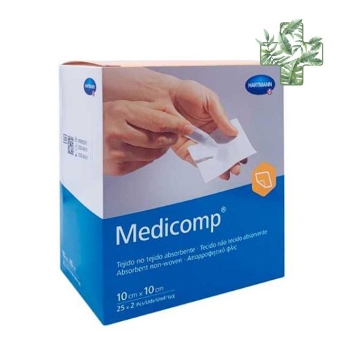 Medicomp Compresas Non Woven Aposito Esteril 10
