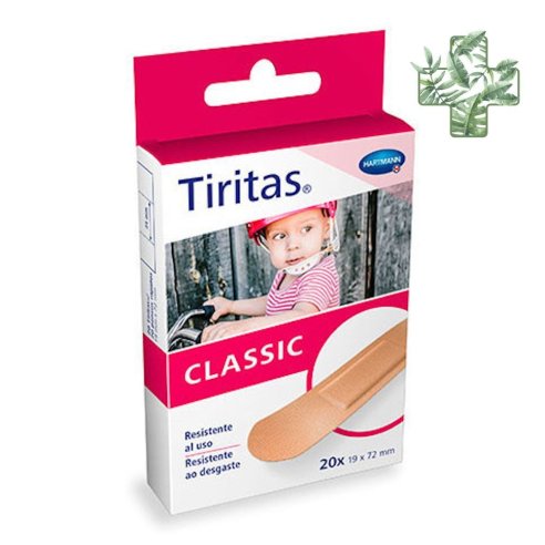 Tiritas Classic 19 X 72 20 Unid Tela