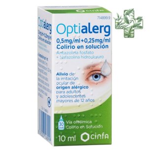 OPTIALERG 5 mg/ml  0,25 mg/ml COLIRIO EN SOLUCION 1...