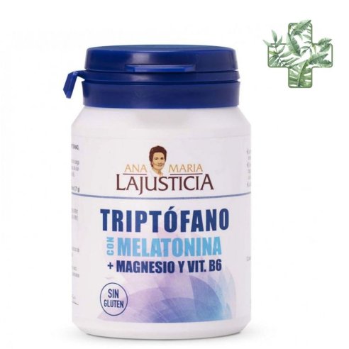 Triptofano Con Melatonina  Magnesio Y Vit B6 60