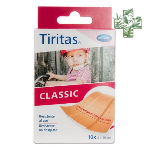 Tiritas Classic precortadas 10 x 6 cm tela