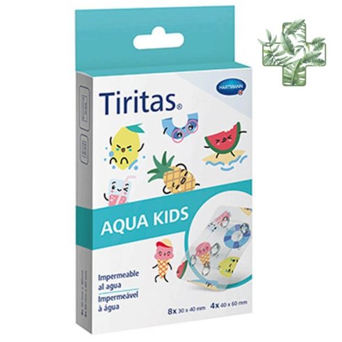 Tiritas Aqua Kids Aposito Adhesivo 2 Tamaños 8 U
