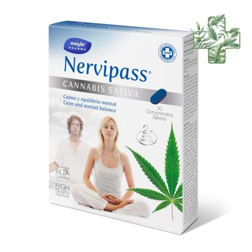 Nervipass Cannabis Sativa 30 Comprimidos