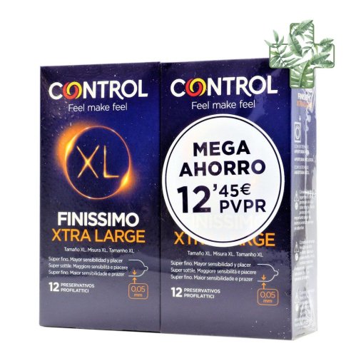 Control Finissimo Xl Preservativos 12 Unidades  12 Unidades Pack Ahorro