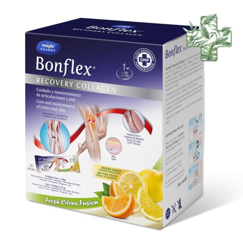 Bonflex Recovery Collagen  Envase 397,5 G Sabor Fresh Citrus Fusion