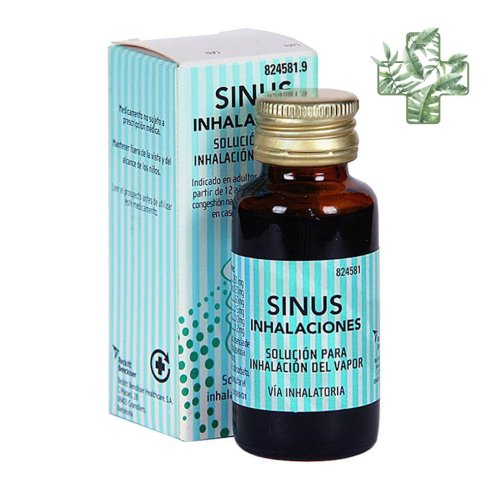 Sinus Inhalaciones (25 g; 12 g; 6 g; 1, 5 g; 1 g; 0, 12 g/ 100 ml) -  Solución para inhalación del vapor