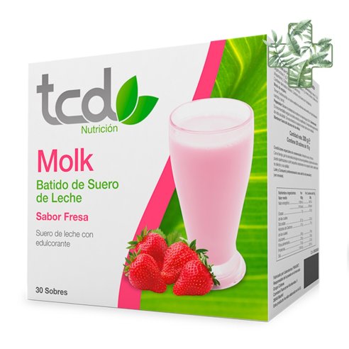 Tcd Molk Sabor Fresa Proteinada 30 Sobres