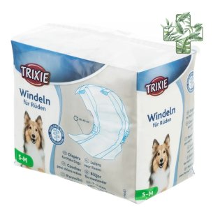 12 Pañales Perros Ultra Absorbentes S-M