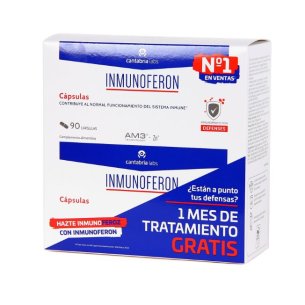 INMUNOFERON Pack ahorro 90  30 cápsulas gratis