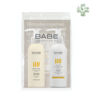 PACK BABE Viaje Jabón de aceite 100 ml  Bálsamo en aceite...
