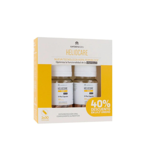 PACK HELIOCARE 360 D Plus 30 cápsulas Duplo 40...